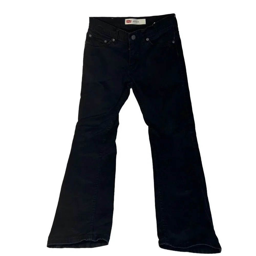 Boy’s Levi’s 511 Slim Jeans 2 Pair Black & Med Wash Size 14 Reg READ DESCRIPTION